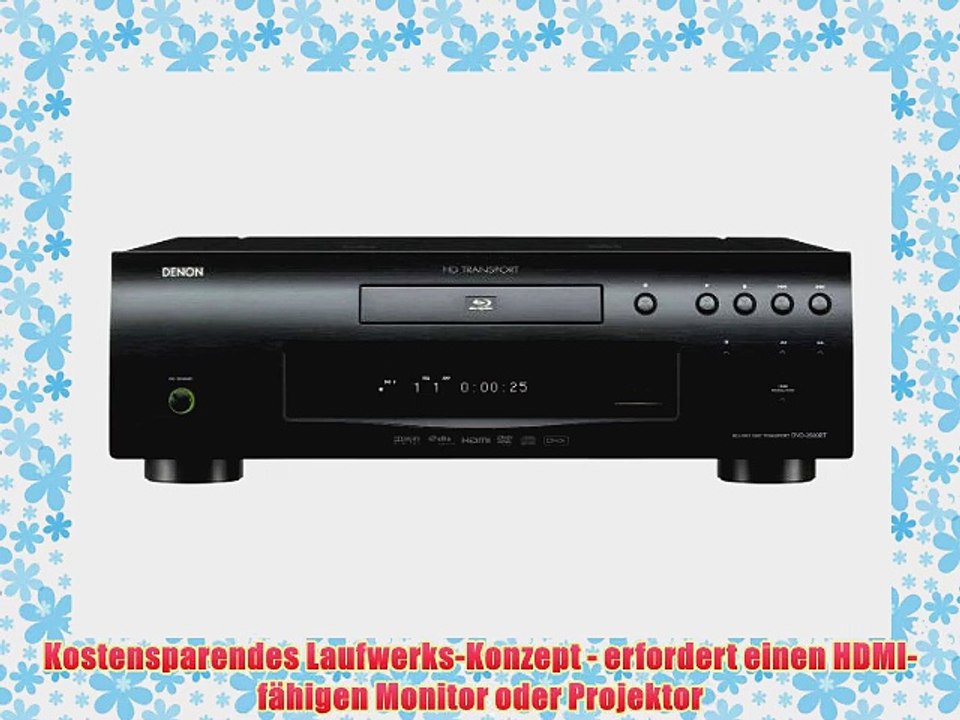 Denon DVD 2500 BT Blu-ray Player (HDMI 1.3 36-bit Deep-Color) schwarz
