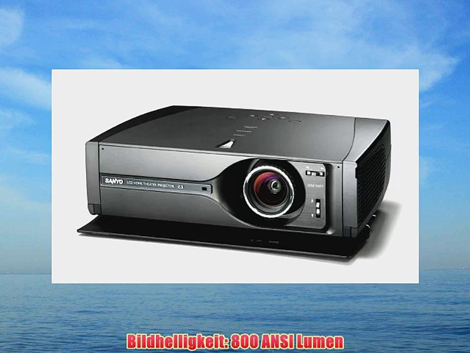 Sanyo PLV-Z3 LCD Projektor wide XGA (HDTV Eingang)
