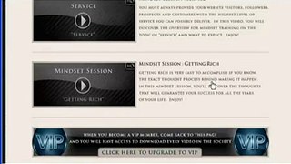 Millionaire Society - Mindsets needed to Make Money Online with Internet Marketing