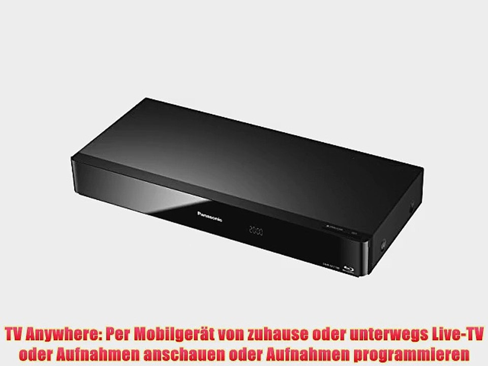 Panasonic DMR-BCT740EG Blu-ray Rekorder 500GB Festplatte (Twin HD DVB-C-Tuner Einkabelfunktion