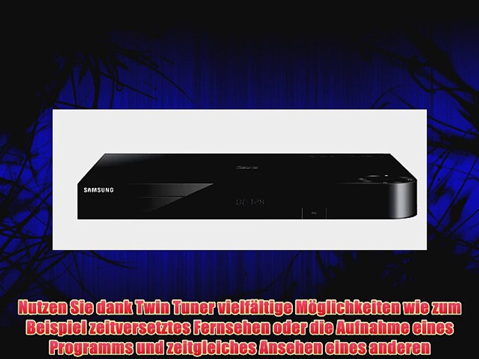 Samsung BD-H8500 HD-Recorder mit Twin Tuner und 3D Blu-ray Player (500GB HDD UltraHD Upscaling