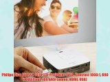 Philips Pico Pix PPX 3410 LED-Projektor (VGA Kontrast 1000:1 800 x 600 Pixel 100 ANSI Lumen