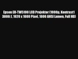 Epson EH-TW5100 LCD Projektor (1080p Kontrast1 3000:1 1920 x 1080 Pixel 1800 ANSI Lumen Full