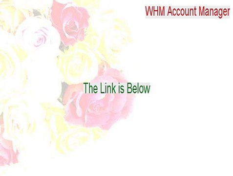 WHM Account Manager Download Free (Download Now)
