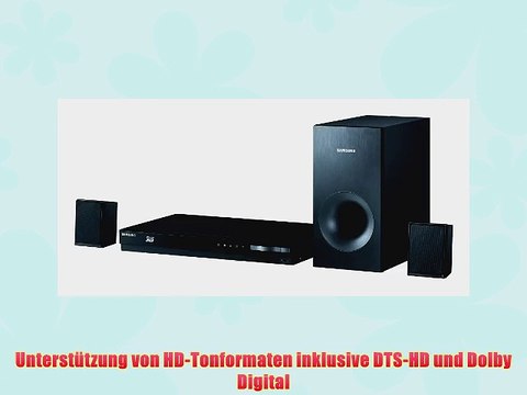 Samsung HT-H4200R 2.1 3D Blu-ray-Heimkinosystem (250W Smart TV) schwarz
