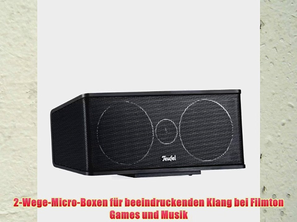 Teufel Consono 25 Mk3 5.1-Set Schwarz - Besonders kompaktes Heimkino-Lautsprecher-Set