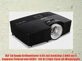 Acer P1510 3D Full HD DLP-Projektor (3D-f?hig direkt ?ber HDMI 1.4a 144Hz Triple Flash 3D Kontrast