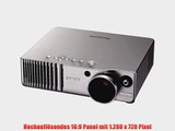 Panasonic PT-AE 700 E LCD-Projektor (1000 ANSI Lumen Kontrast 2000:1)