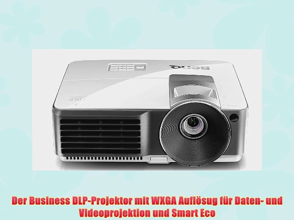 BenQ MW712 DLP-Projektor (Kontrast 10000:1 3200 ANSI Lumen WXGA 1280 x 800 Pixel HDMI Smart