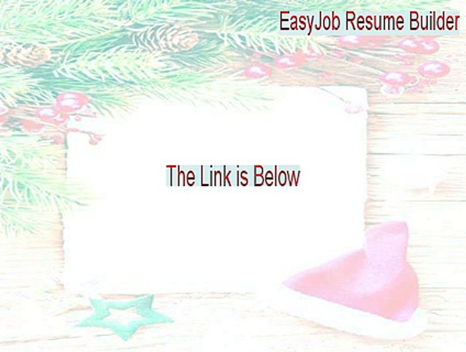 EasyJob Resume Builder Keygen [Download Here]