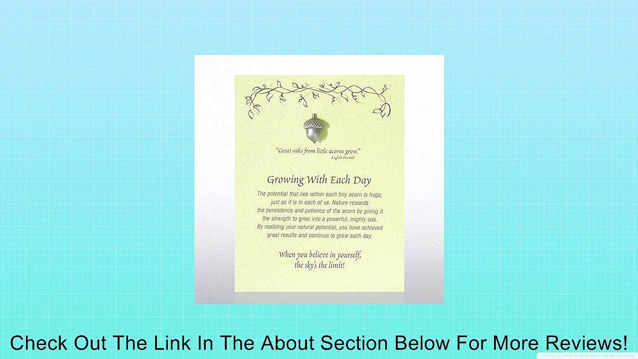 Character Pin - Acorn: Growing With Each Day Review