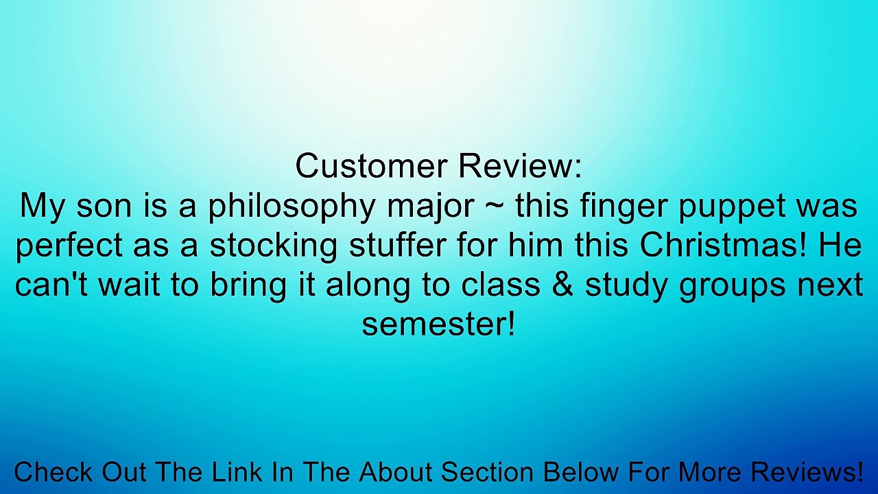 S�ren Aabye Kierkegaard Finger Puppet Magnet Review