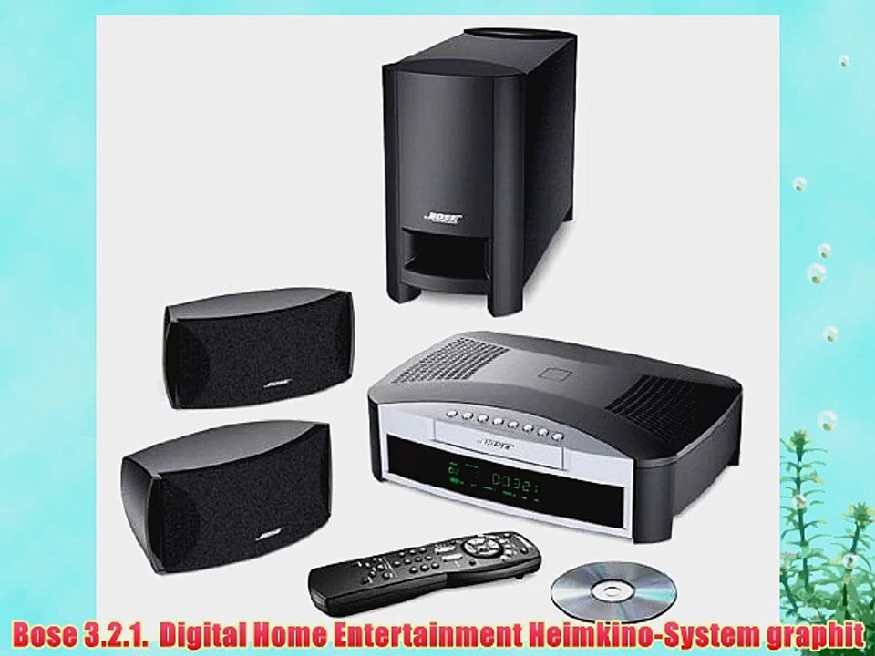Bose 3 2 1 Digital Home Entertainment Heimkino System Graphit Video Dailymotion