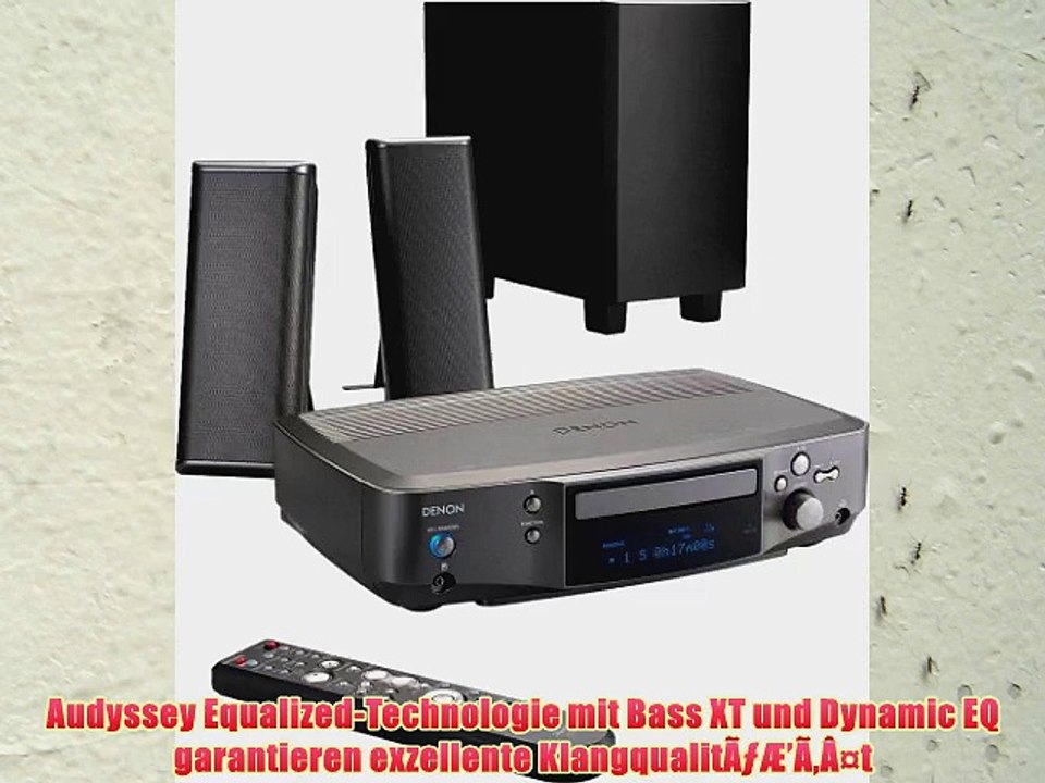 Denon S 102 2.1 Heimkinosystem (HDMI 140 Watt aktiver Subwoofer) silber