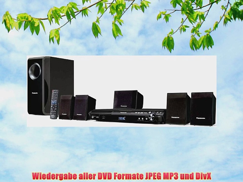 Panasonic SC PT 160 EG K Heimkinosystem (DivX-zertifiziert) schwarz