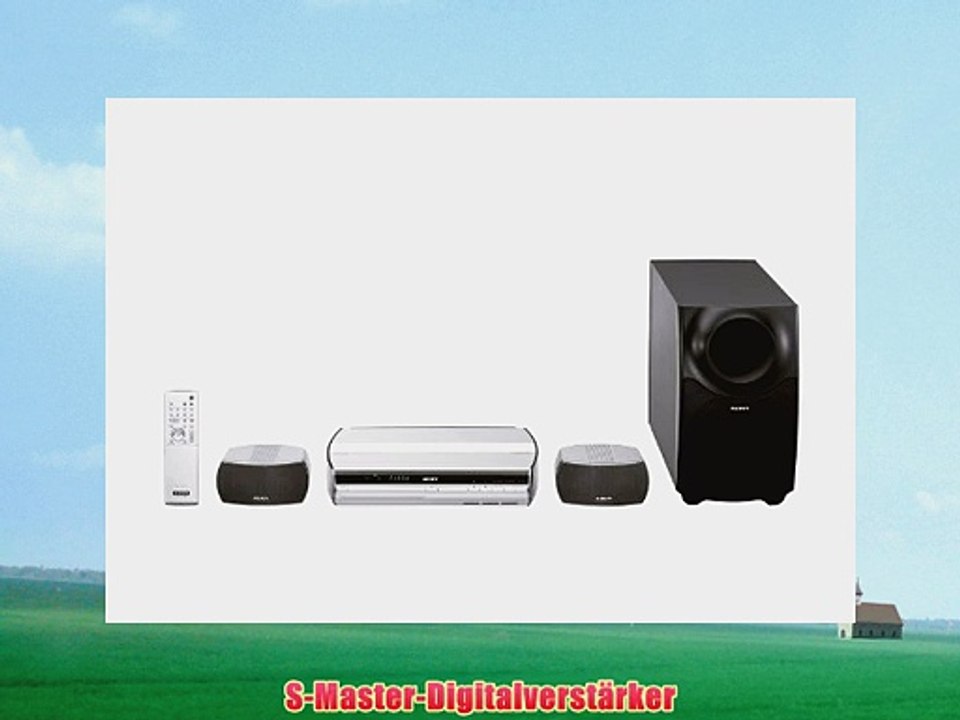 Sony DAV-X 1 Heimkino-System (DivX kompatibel) silber