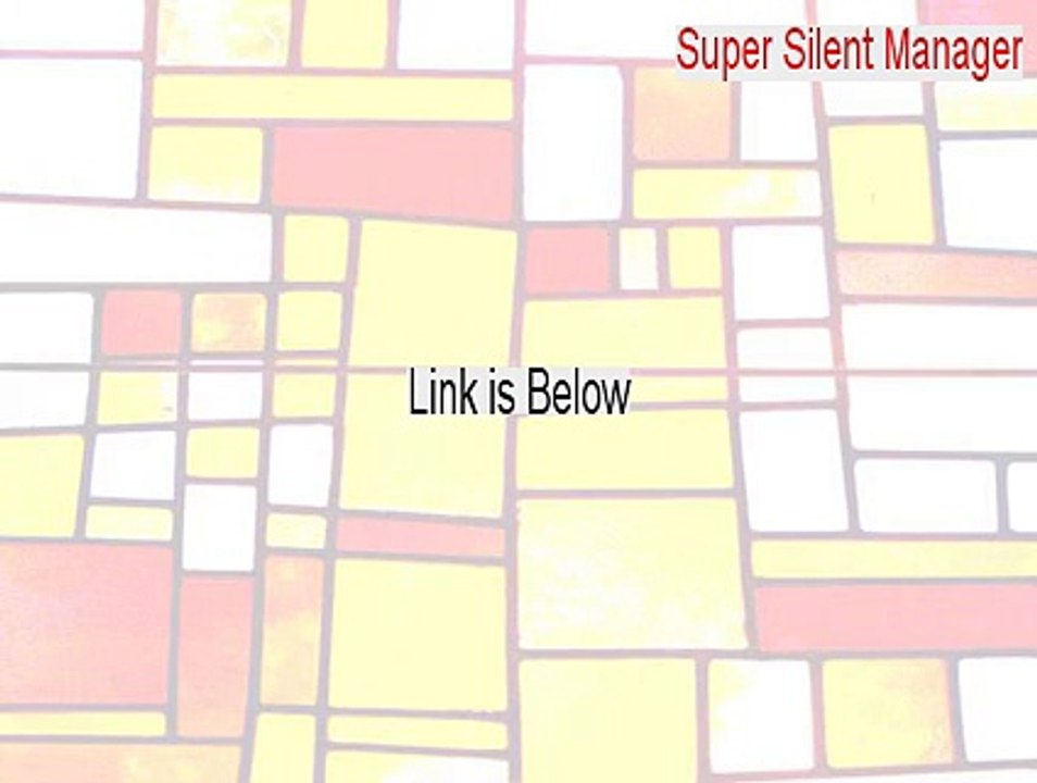 Super Silent Manager Full (Legit Download)