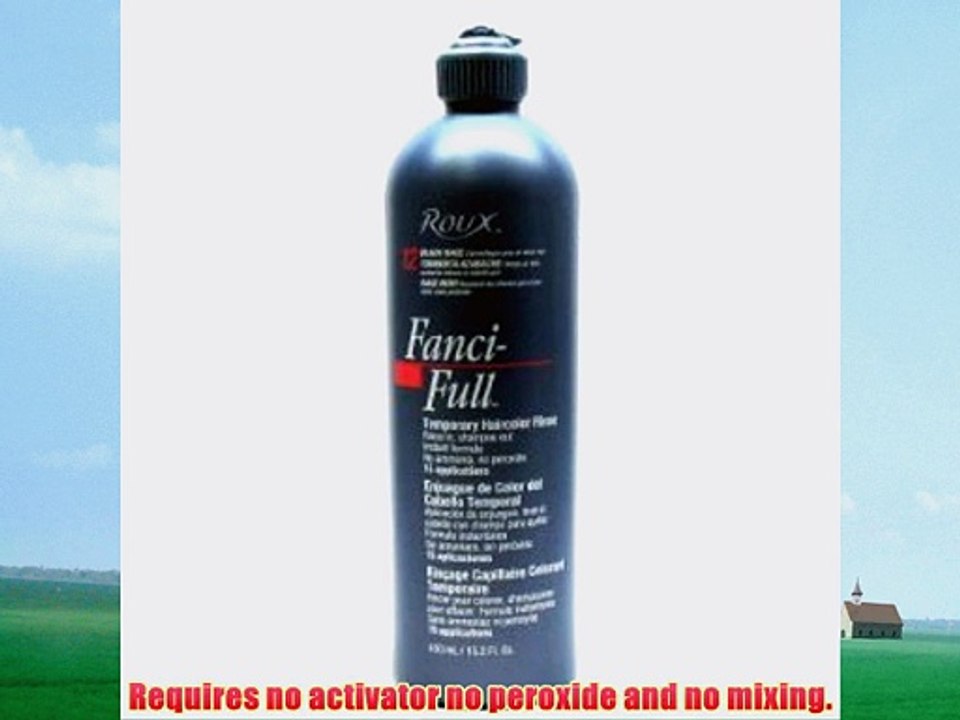 Roux Fanci-Full Rinse #12 Black Rage 15.2 oz.