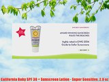 California Baby SPF 30   Sunscreen Lotion - Super Sensitive 2.9 oz