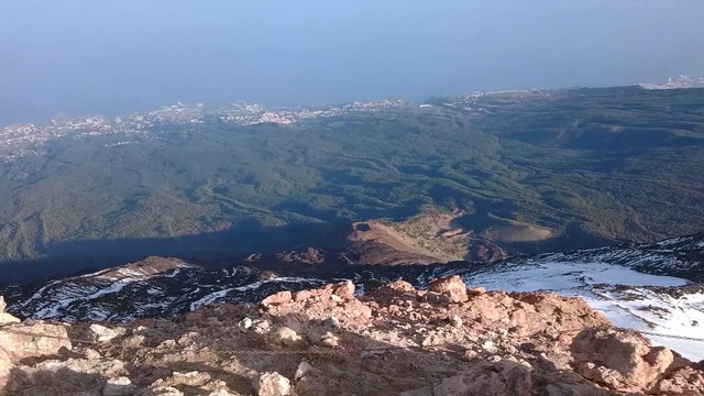 Pic du Teide 3718m Ténérife aux Canaries décembre 2014.