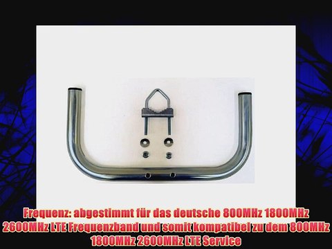 LTE Hochleistungs - LTE LOG Antenne (800MHz 1800 2600) 20dBi - inklusive 10Meter Twin-Antennenkabel