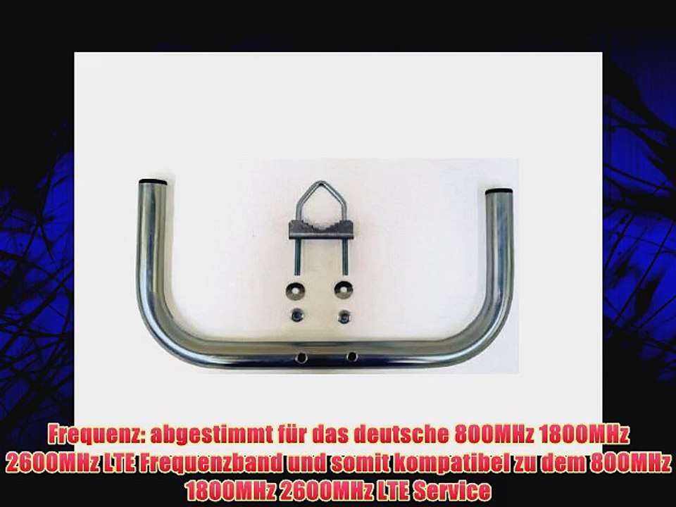 LTE Hochleistungs - LTE LOG Antenne (800MHz 1800 2600) 20dBi - inklusive 10Meter Twin-Antennenkabel