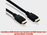 HDMI Kabel Stecker A -Stecker A (schwarz) von PerfectHD - 20 Meter - 8 St?ck