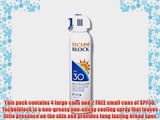Techniblock SPF30 Sun Spray 340ml x 4   2 FREE SPF30 75ml Sprays   SAVE 10%