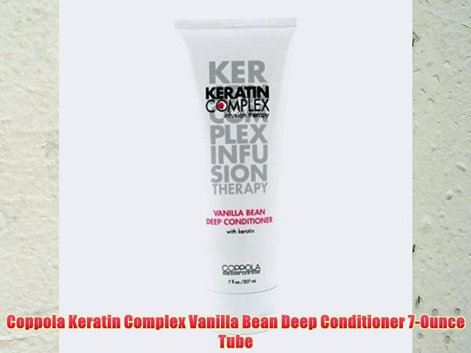 Coppola Keratin Complex Vanilla Bean Deep Conditioner 7-Ounce Tube