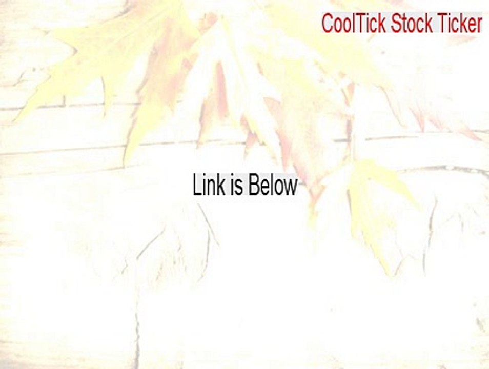 CoolTick Stock Ticker Download - Free Download 2015