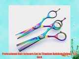 Professional Hair Scissors Set Hairdressing Scissors and Hair Thinning Barber Thinning Scissors