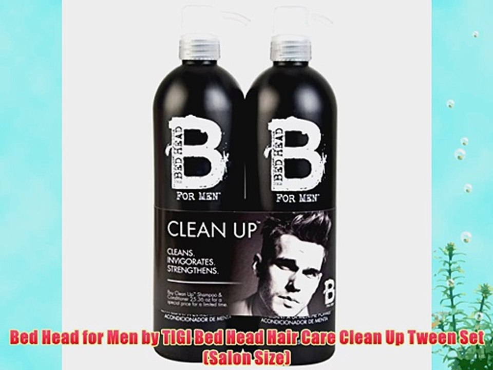 Bed Head for Men by TIGI Bed Head Hair Care Clean Up Tween Set (Salon Size)