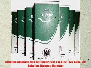 Quimica Alemana Nail Hardener 7pcs x 0.47oz  Big Sale  by Quimica Alemana [Beauty]