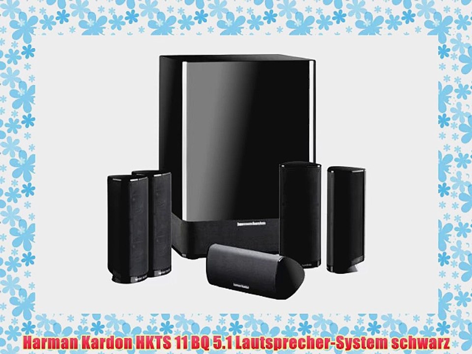Harman Kardon HKTS 11 BQ 5.1 Lautsprecher-System schwarz