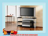 VCM Arrezzo TV-LCD-Rack schwarzglas