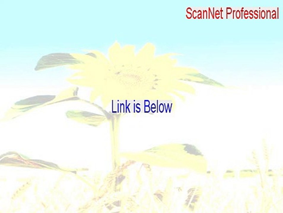 ScanNet Professional Keygen - Free Download 2015