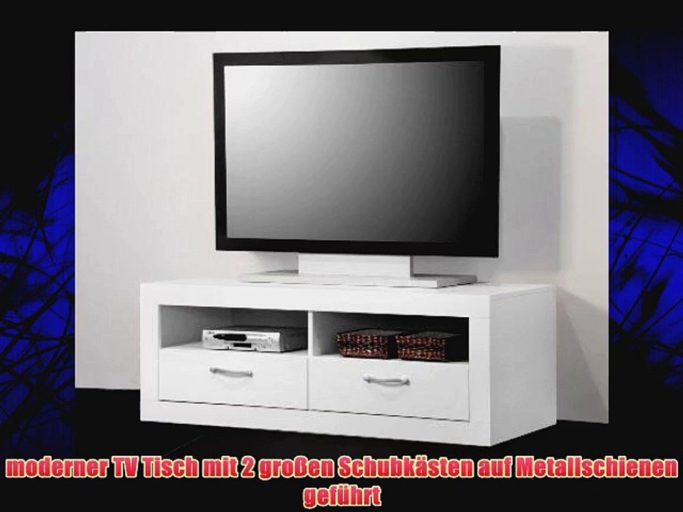 8011 - TV-Teil / Fernseh-Tisch / Lowboard in mehreren Farben verf?gbar wei?