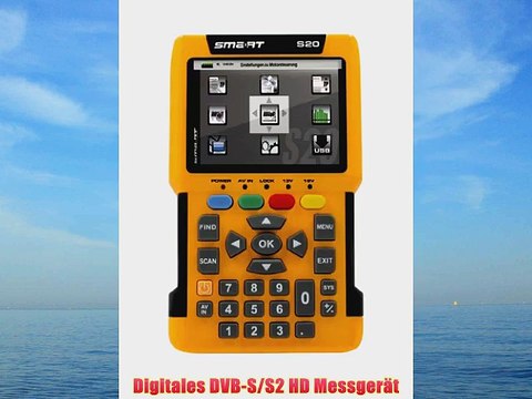 Smart Smartmeter S20 digitales DVB-S/S2 Satelliten Messger?t (89 cm (35 Zoll) LCD-Display 720