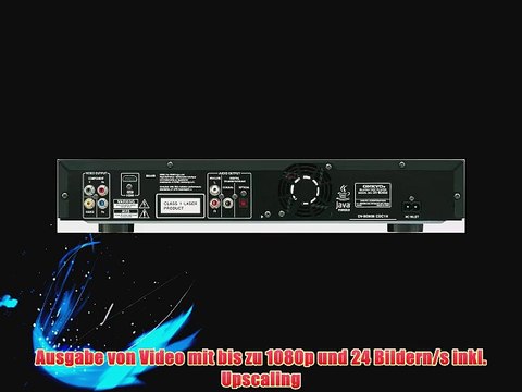 Onkyo DV BD 606 B BluRay Player (Upscaling 1080p HDMI Progressive Scan) schwarz