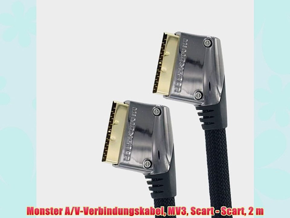 Monster A/V-Verbindungskabel MV3 Scart - Scart 2 m