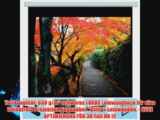 287 cm (200x200) ULTRALUXX ? RM Automatik Rolloleinwand - 1:1 LUXUS PROFI ROLLO LEINWAND -