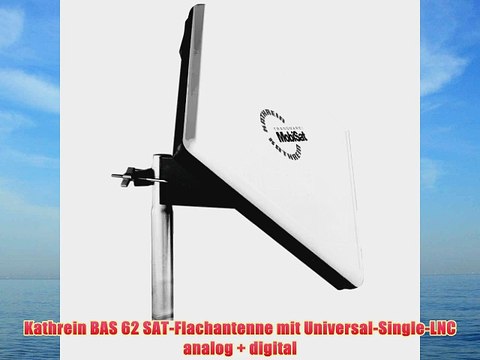 Kathrein BAS 62 SAT-Flachantenne mit Universal-Single-LNC analog digital