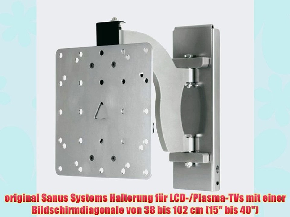 Sanus System Full Motion MF110 S1 LCD/Plasma TV-Halterung VESA 200x200