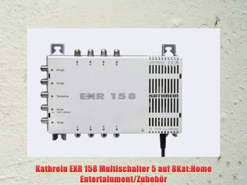 Kathrein EXR 158 Multischalter 5 auf 8Kat:Home Entertainment/Zubeh?r