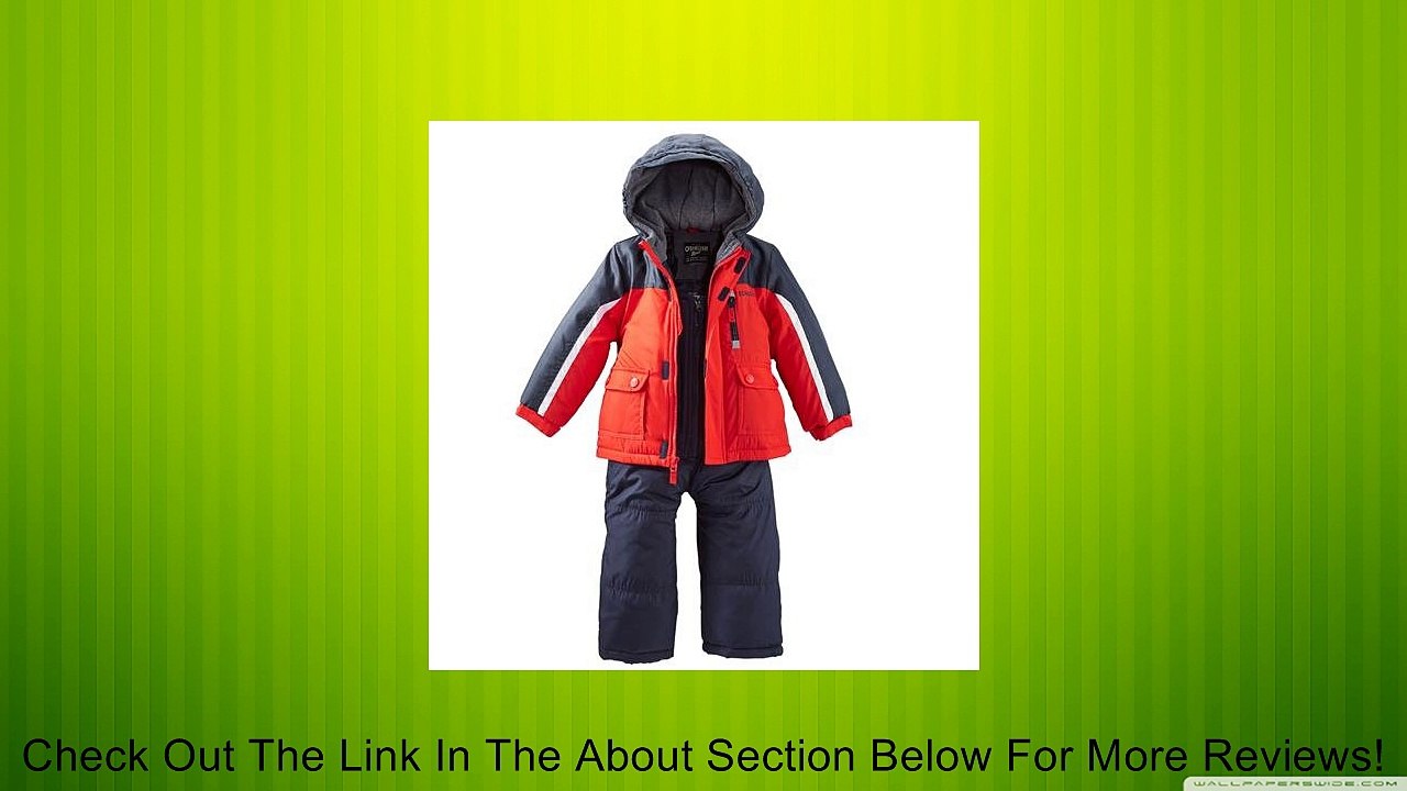 Osh Kosh Baby-Boys Infant 2 Piece Heavyweight Snowsuit Review