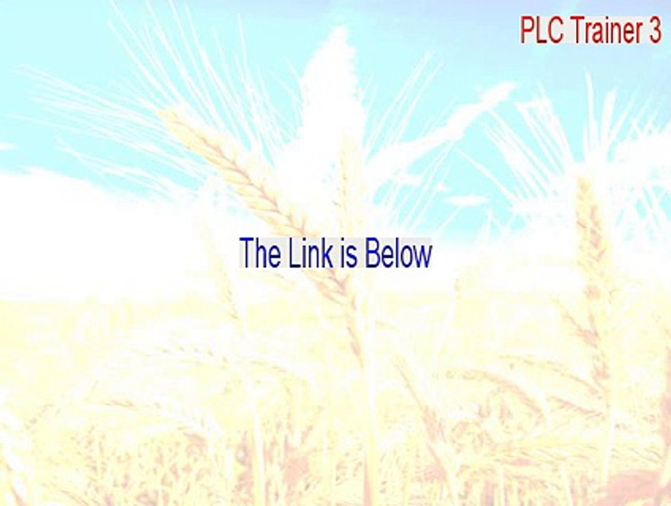 PLC Trainer 3 Serial (Instant Download 2015)