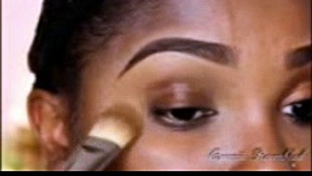 full face make up tutorial bronze smoky eye neutral nude lips