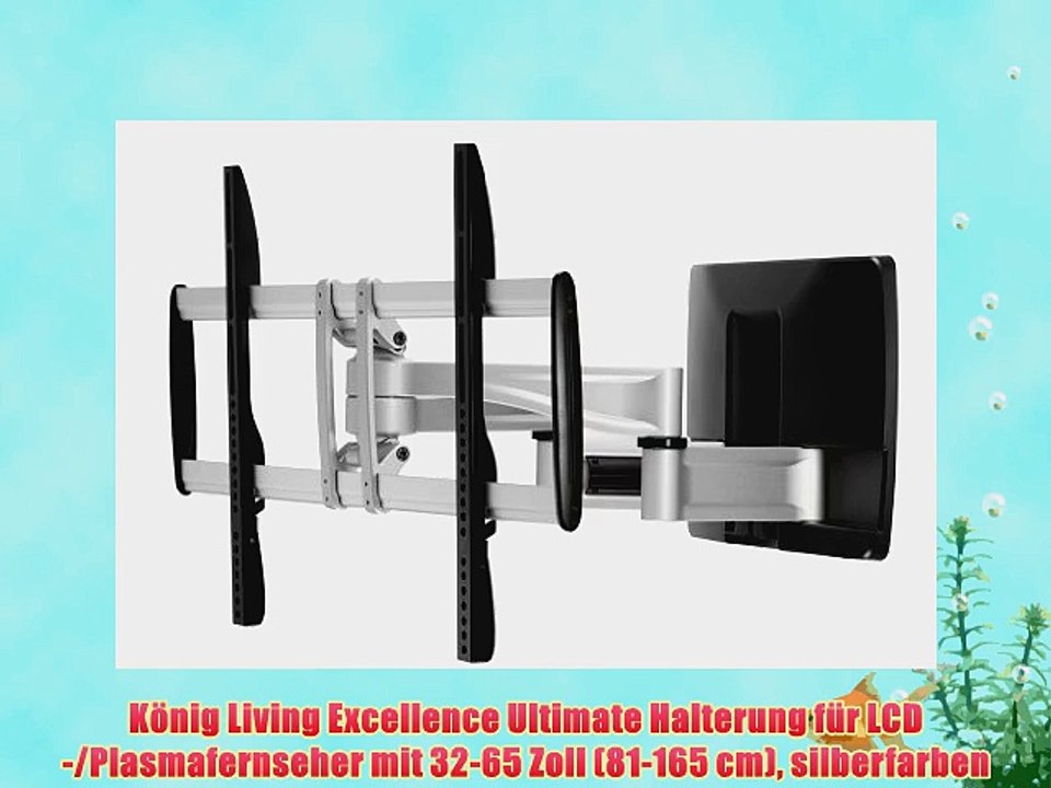 K?nig Living Excellence Ultimate Halterung f?r LCD-/Plasmafernseher mit 32-65?Zoll (81-165?cm)