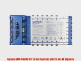 Spaun SMS 51208 NF 1x Sat System mit 2x Sat IF Signals