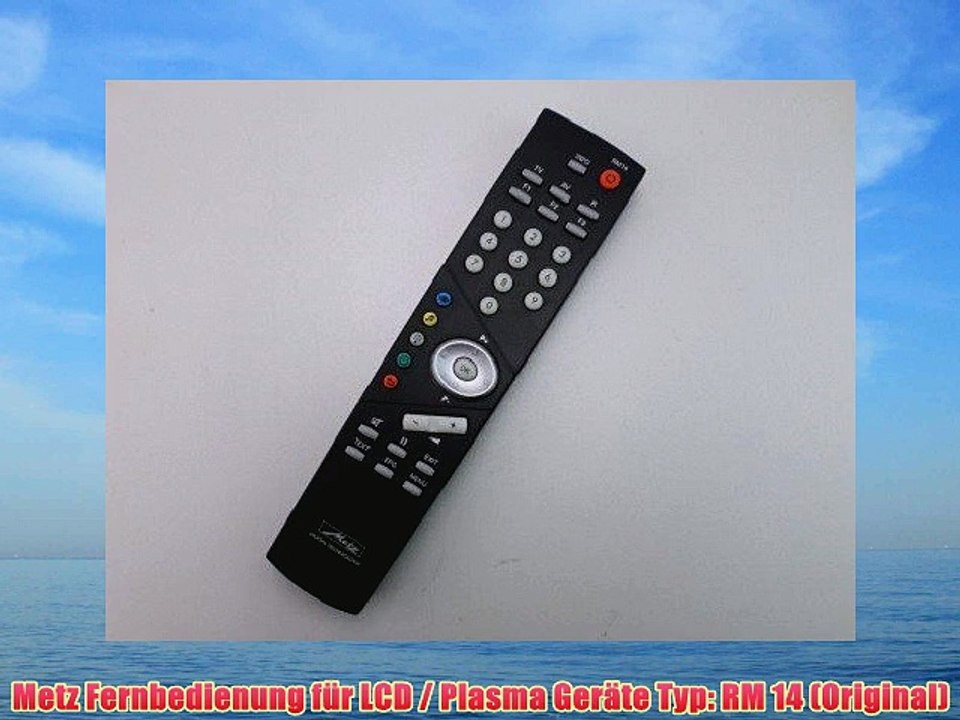 Metz Fernbedienung f?r LCD / Plasma Ger?te Typ: RM 14 (Original)
